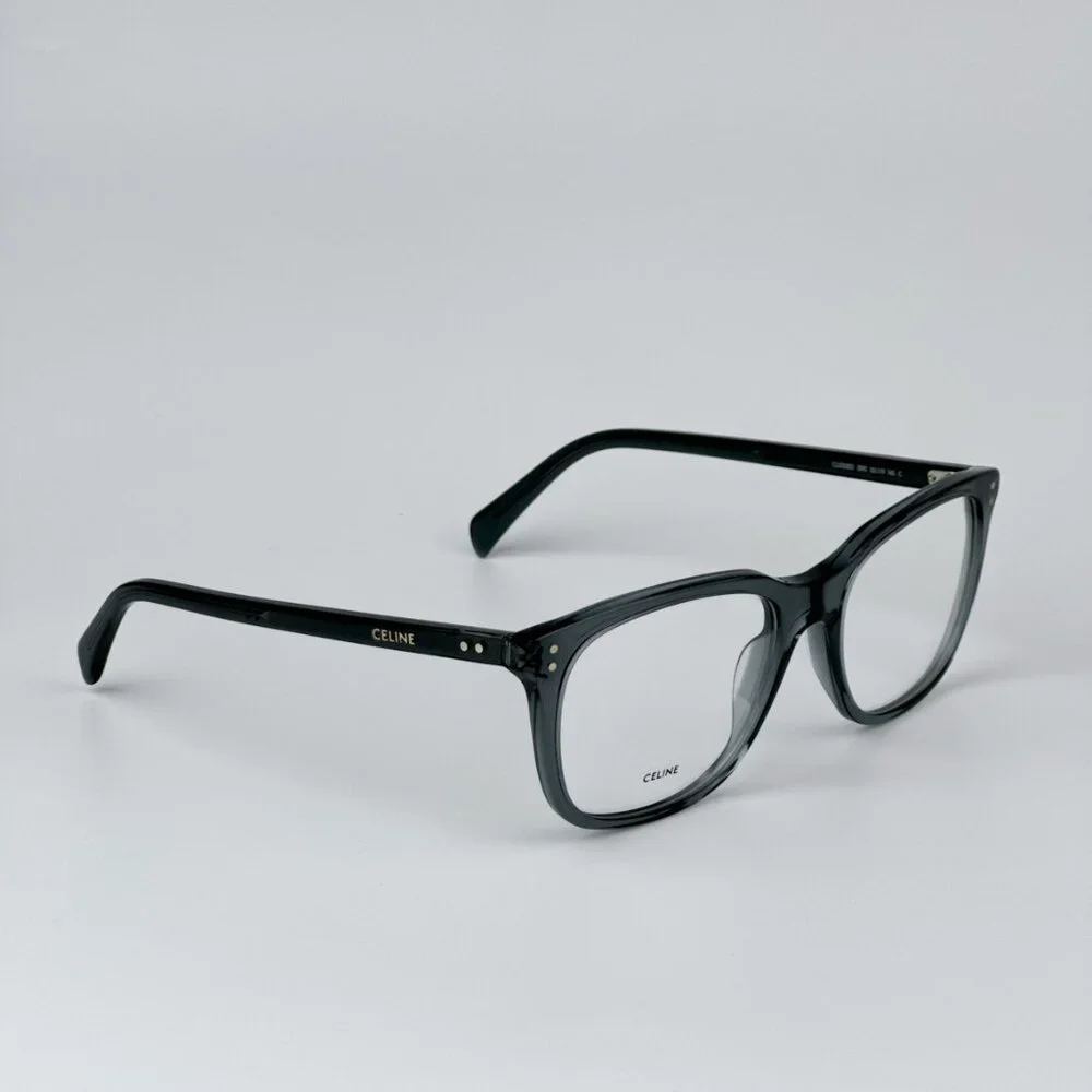 Celine CL50082I 090 BRAND NEW Eyeglasses Transparent Grey Blue Square Unisex